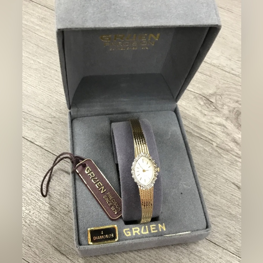 GRUEN Precision Diamond Watch BNWT